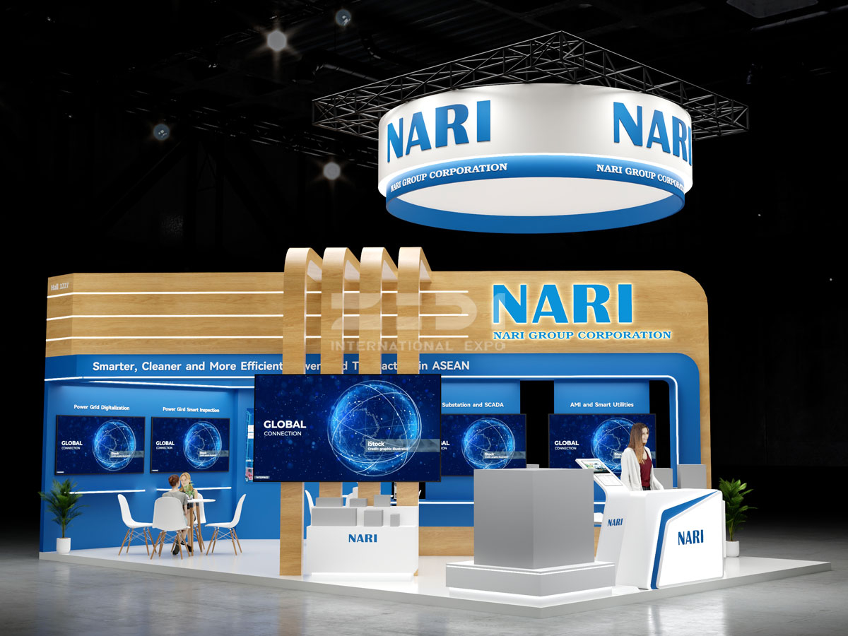 泰國電力展位設(shè)計